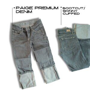 PAIGE PREMIUM DENIM // Engineered Cuffed Utility Jeans